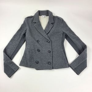 JAMES PERSE Gray Knit Blazer Jacket - M